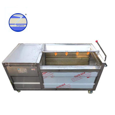 Vegetable and Fruit Bubble Cleaning Machine for Efficient Cleaning of Carrots Onions and Beets