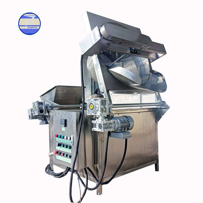 Full-Automatic Industrial Batch Fryer Frying Production Line Potato Chips/French Fries/Snack/Yam Chips/Chicken/Meat/Bana