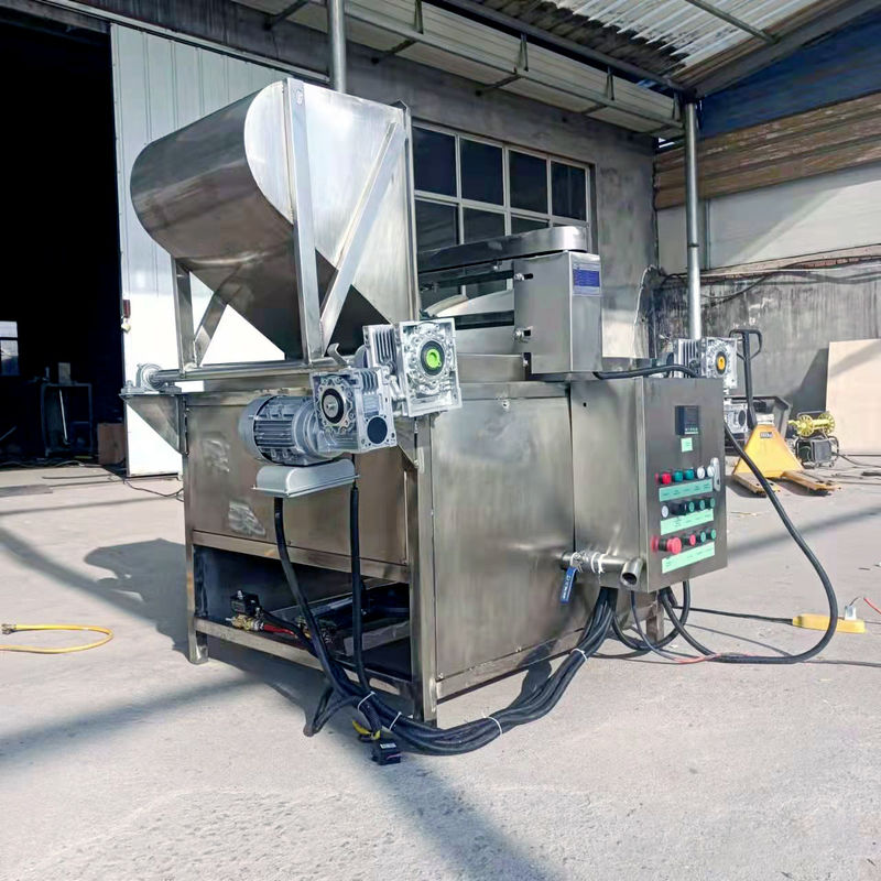 Full-Automatic Industrial Batch Fryer Frying Production Line Potato Chips/French Fries/Snack/Yam Chips/Chicken/Meat/Bana