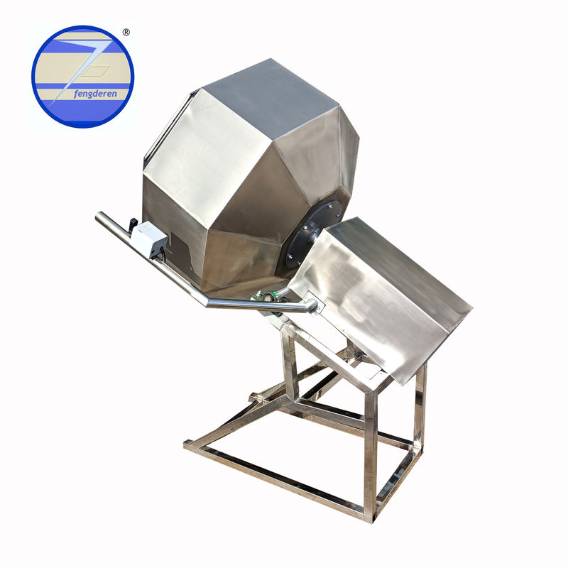Octagonal Mixer Peanut Seasoning Coating Machine Spice blender Potato chip flavoring machine