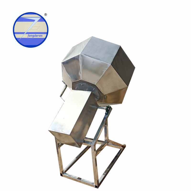 Octagonal Mixer Peanut Seasoning Coating Machine Spice blender Potato chip flavoring machine
