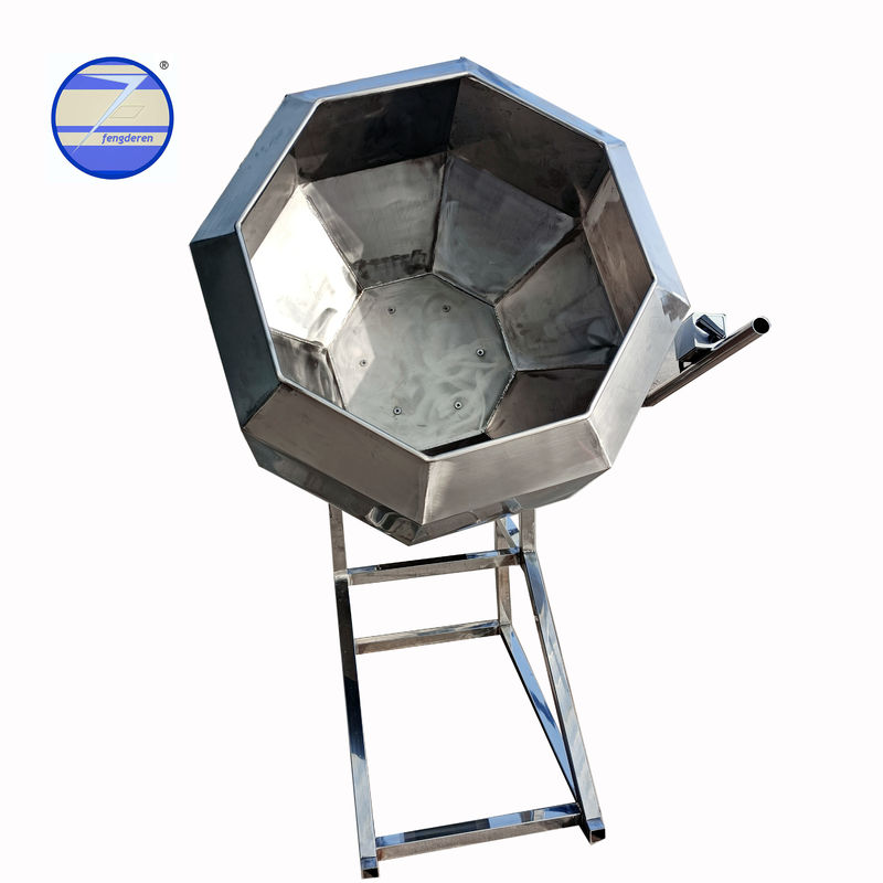 Octagonal Mixer Peanut Seasoning Coating Machine Spice blender Potato chip flavoring machine