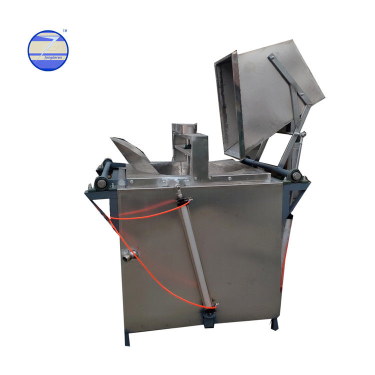 Automatic Gas Heating Vegetabel/Meat/Peanut/Bean/Nut/Snack Machine Frying Machine Batch Fryer